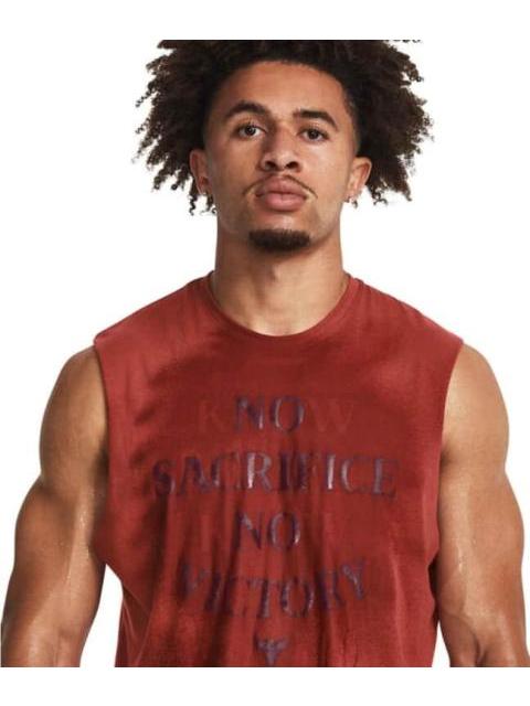 PLAYERA PJT ROCK SMS SL TANK ROJO UNDER ARMOUR MEXICO