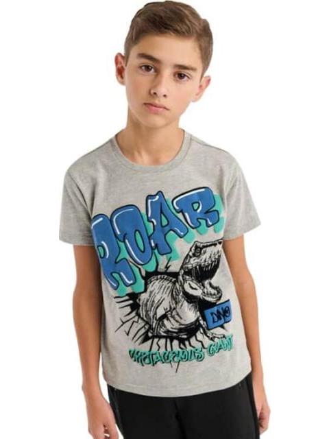 PLAYERA PLAYERA APLICACIONES GRIS NEXT CO