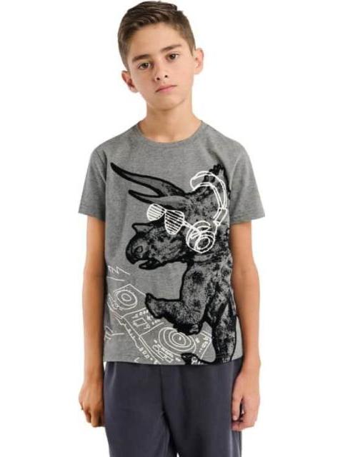 PLAYERA PLAYERA APLICACIONES GRIS NEXT CO