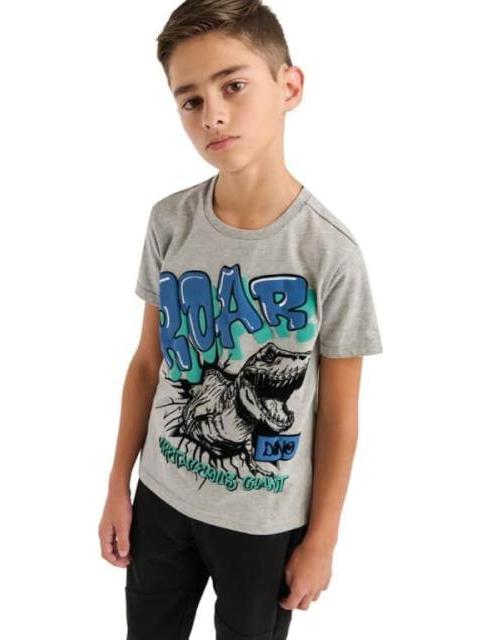 PLAYERA PLAYERA APLICACIONES GRIS NEXT CO