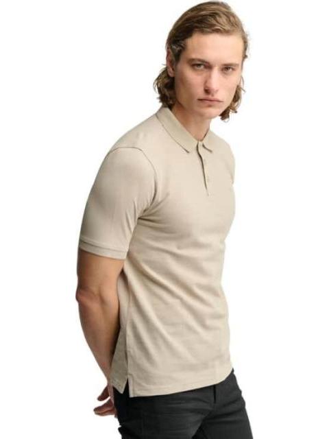 PLAYERA POLO BEIGE NEXT CO