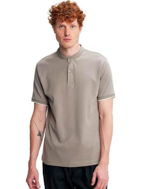 PLAYERA POLO CORTA LISA GRIS NEXT CO