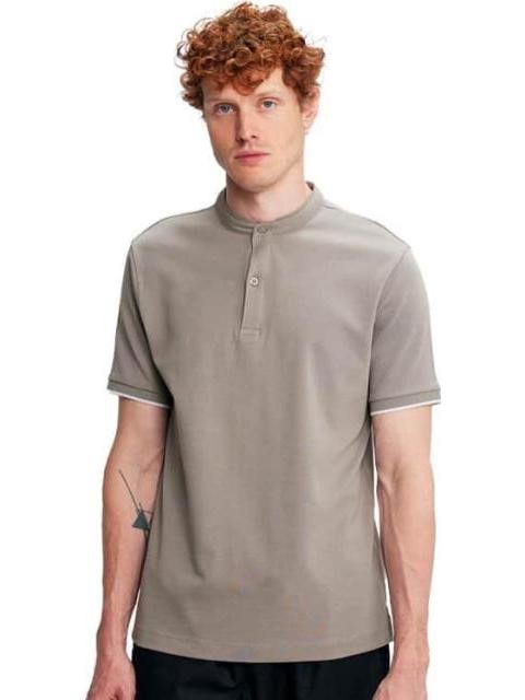 PLAYERA POLO CORTA LISA GRIS NEXT CO