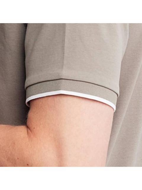 PLAYERA POLO CORTA LISA GRIS NEXT CO
