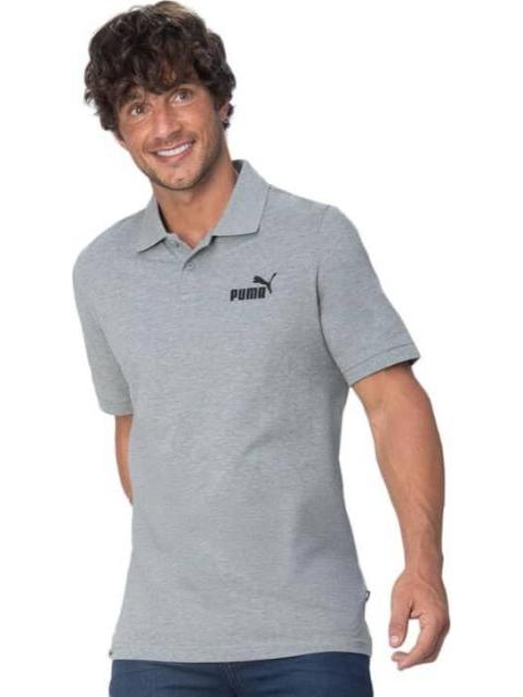 PLAYERA POLO ESS PIQUE GRIS PUMA