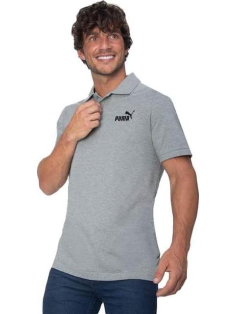 PLAYERA POLO ESS PIQUE GRIS PUMA