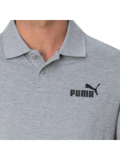 PLAYERA POLO ESS PIQUE GRIS PUMA