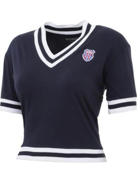 PLAYERA POLO FL AZUL MARINO K-SWISS