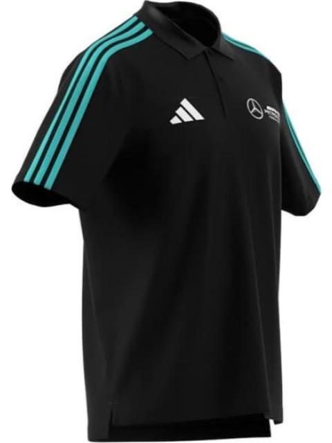 PLAYERA POLO MERCEDES AMG DNA NEGRO ADIDAS