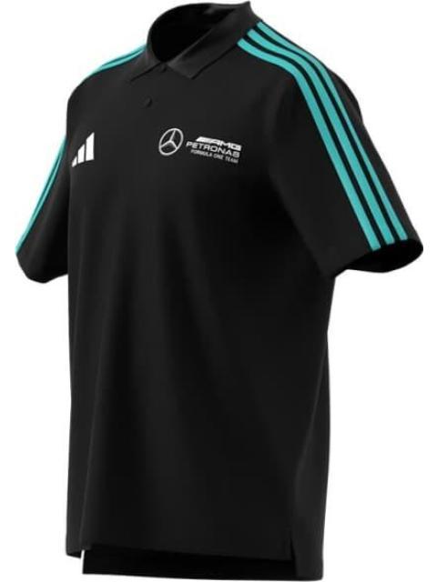 PLAYERA POLO MERCEDES AMG DNA NEGRO ADIDAS