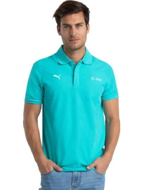 PLAYERA POLO MOTORSPORT AZUL TURQUESA PUMA