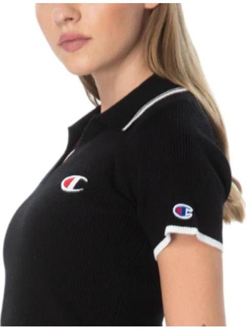 PLAYERA POLO NEGRO CHAMPION