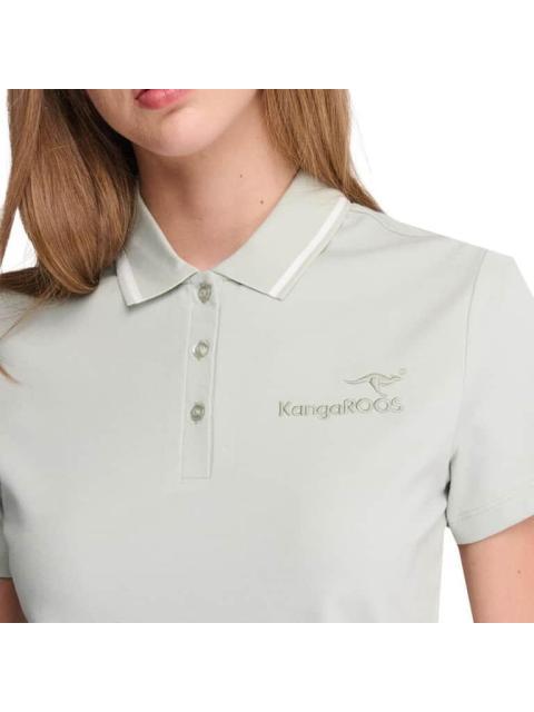 PLAYERA POLO VERDE KANGAROOS