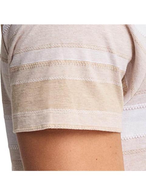 PLAYERA RAYAS BEIGE NEXT CO