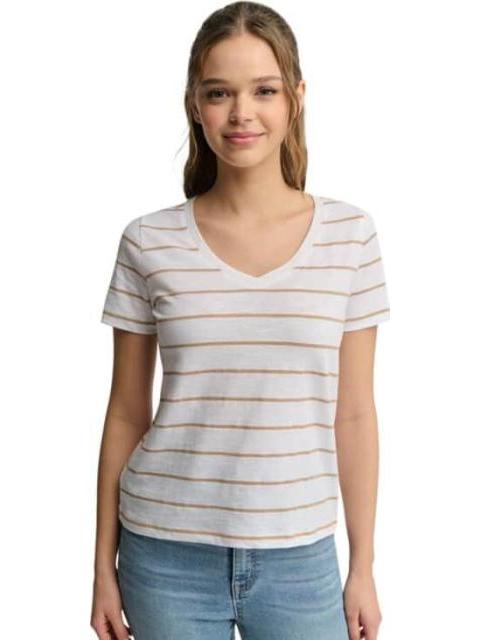 PLAYERA RAYAS BLANCO HOLLY LAND