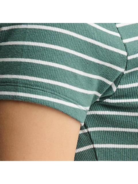 PLAYERA RAYAS VERDE HOLLY LAND