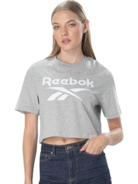 PLAYERA REEBOK IDENTITY BIG LOGO CROP TEE GRIS REEBOK