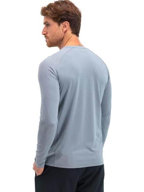 PLAYERA ROPA DEPORTIVA PLAYERA ML AZUL SKECHERS1