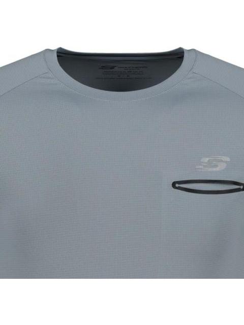 PLAYERA ROPA DEPORTIVA PLAYERA ML AZUL SKECHERS1