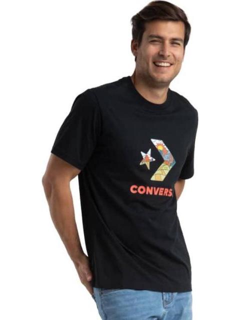 PLAYERA STAR CHEVRON BLOCK INFILL SS TEE NEGRO CONVERSE