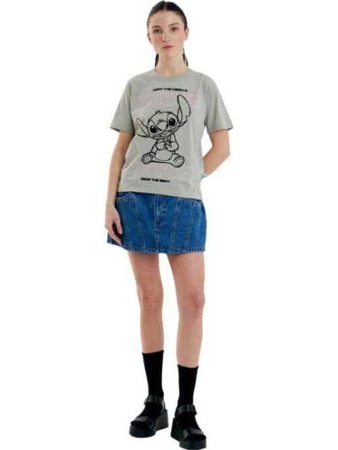 PLAYERA STITCH GRIS DISNEY
