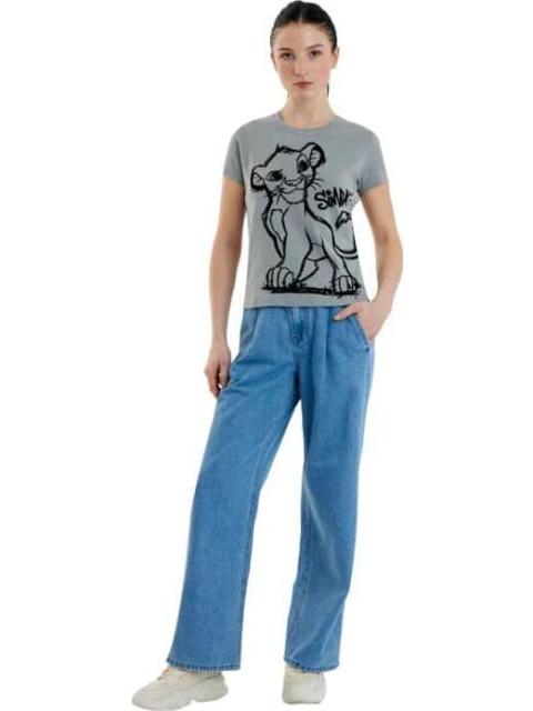 PLAYERA STITCH GRIS DISNEY