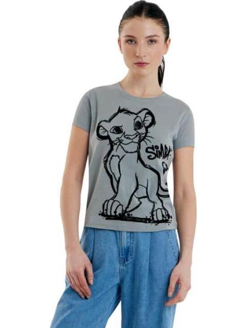 PLAYERA STITCH GRIS DISNEY
