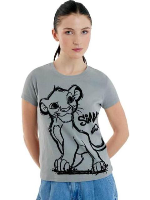 PLAYERA STITCH GRIS DISNEY
