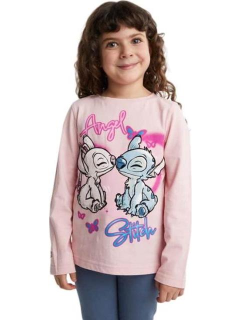 PLAYERA STITCH PALO DE ROSA DISNEY