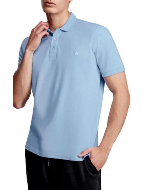 Playera polo azul cielo outlet