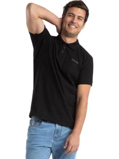 PLAYERA TIPO POLO NEGRO CATERPILLAR