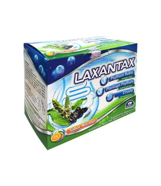 POLVO LAXANTAX C 20 SOBRES DE 10 GR PSYLLIUM RUBIO PLANTAGO PSYLL LAB. NATUTECH