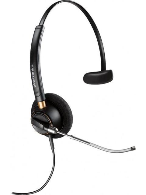 POLY AUDIFONO MONOAURAL ENCOREPRO 510 CON TUBO DE VOZ ALAMBRICO NEGRO