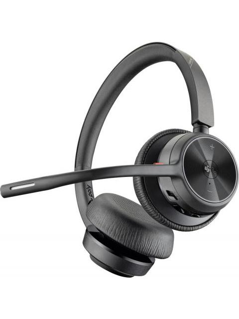 POLY AUDIFONOS CON MICROFONO POLYCOM VOYAGER 432 BLUETOOTH ALAMBRICO USB-C NEGRO