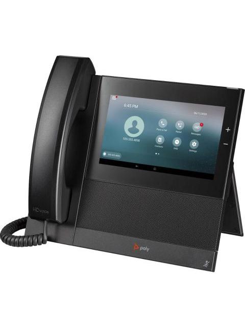 POLY TELEFONO IP CCX 600 CON PANTALLA 7 WIFI-BLUETOOTH 24 LINEAS ALTAVOZ NEGRO