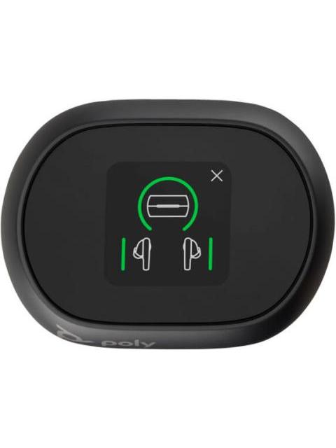 POLY VOYAGER FREE 60+ UC USBA BT700 INCLUYE ESTUCHE DE CARGA CON PANTALLA TACTIL REDUCCION AVANZADA DE RUIDO