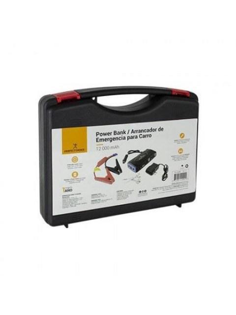 CARGADOR PORTATIL PERFECT CHOICE POWER BANK PC-240990 12.000MAH NEGRO