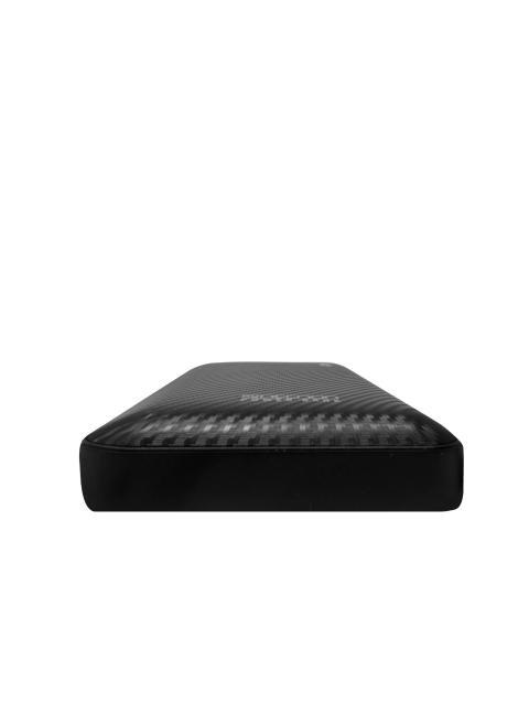 POWERBANK NPW05FB NECNON 5000MAH CARGA 2.1A 1 A 2 CARGAS INDICADOR LED ENTRADA Y SALIDA TIPO C NEGRO CARGA ACELERADA NBPB0501FB