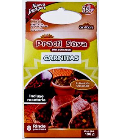 PRACTISOYA SAB CARNITAS 190 G ANITAS
