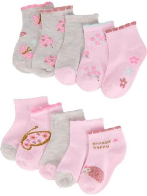 PROTECTO PIE SET 10 PARES MULTICOLOR BCBG