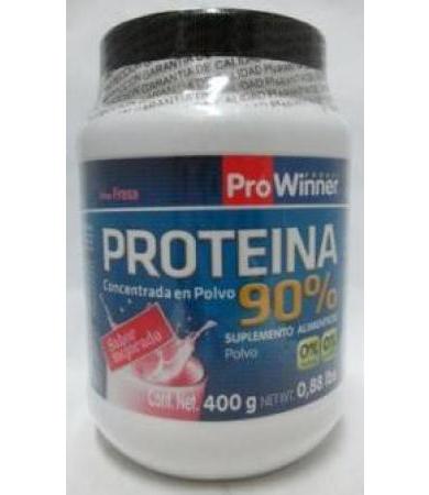 PROTEINA DE SOYA AISLADA FRESA 400 G PROWINNER
