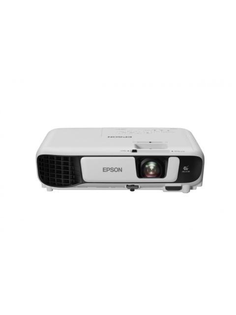 PROYECTOR EPSON POWER LITE W52+ 3LCD WXGA 1280 X 800 4000 LUMENES CON BOCINA BLANCO-NEGRO