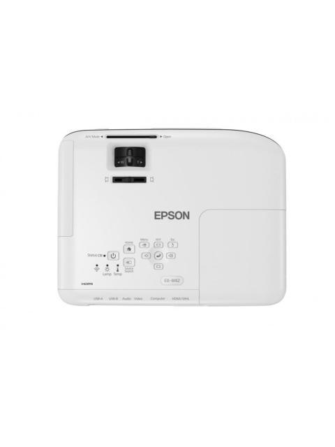 PROYECTOR EPSON POWER LITE W52+ 3LCD WXGA 1280 X 800 4000 LUMENES CON BOCINA BLANCO-NEGRO