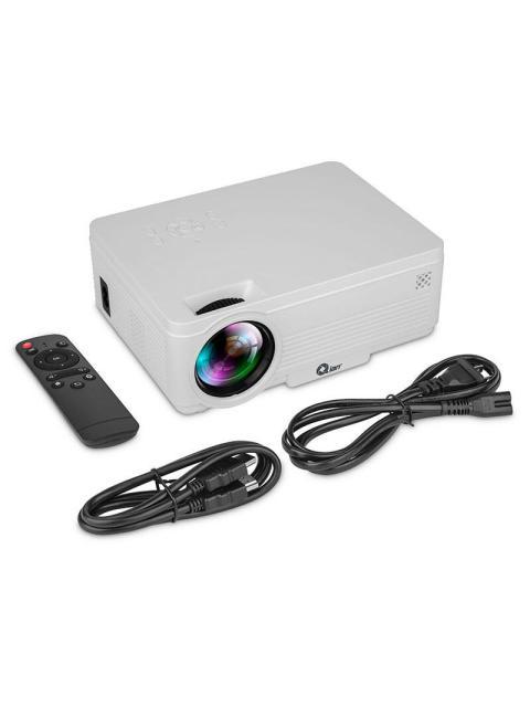 PROYECTOR QIAN QXP-ETHRX LED 1280 X 720 200 LUMENES BLUETOOTH INALAMBRICO CON BOCINAS BLANCO