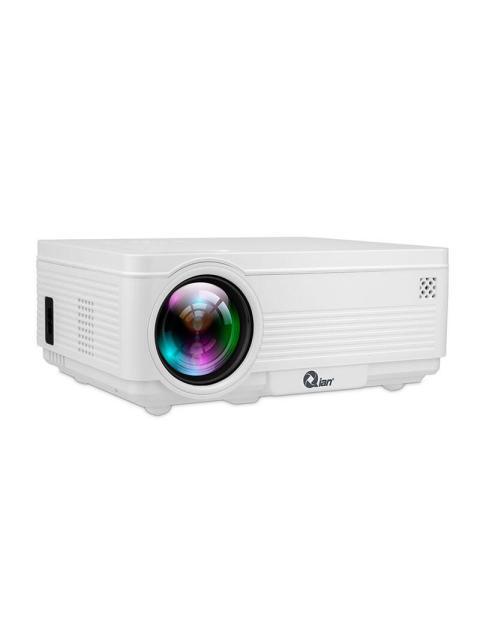 PROYECTOR QIAN QXP-ETHRX LED 1280 X 720 200 LUMENES BLUETOOTH INALAMBRICO CON BOCINAS BLANCO