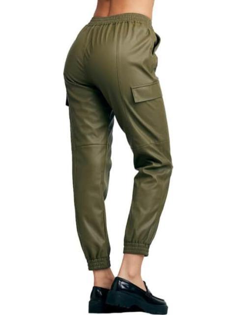 JOGGER CINTURA ALTA VERDE OLIVO HOLLY LAND