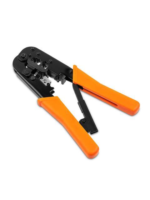 QIAN PINZA PONCHADORA 3 EN 1 PARA CABLE UTP CAT3 CAT5 CAT5E CAT6 CONECTORES RJ11 Y RJ45 PELADO CORTE PRENSADO MOD. QYZ042CT