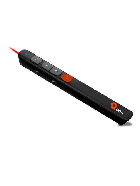 QIAN PRESENTADOR INALAMBRICO CON APUNTADOR LASER RECEPTOR USB 2.4 GHZ DISTANCIA HASTA LUZ 200MT Y 100 MTS PARA CONTROL BATERIAS AAA QLP200