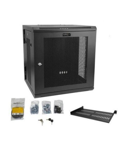 STARTECH  GABINETE ABISAGRADO DE PARED 12U HASTA 90KG NEGRO