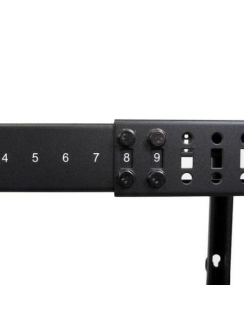 STARTECH  RACK DE MARCO ABIERTO CON PROFUNDIDAD AJUSTABLE DE 4 COLUMNAS 12U